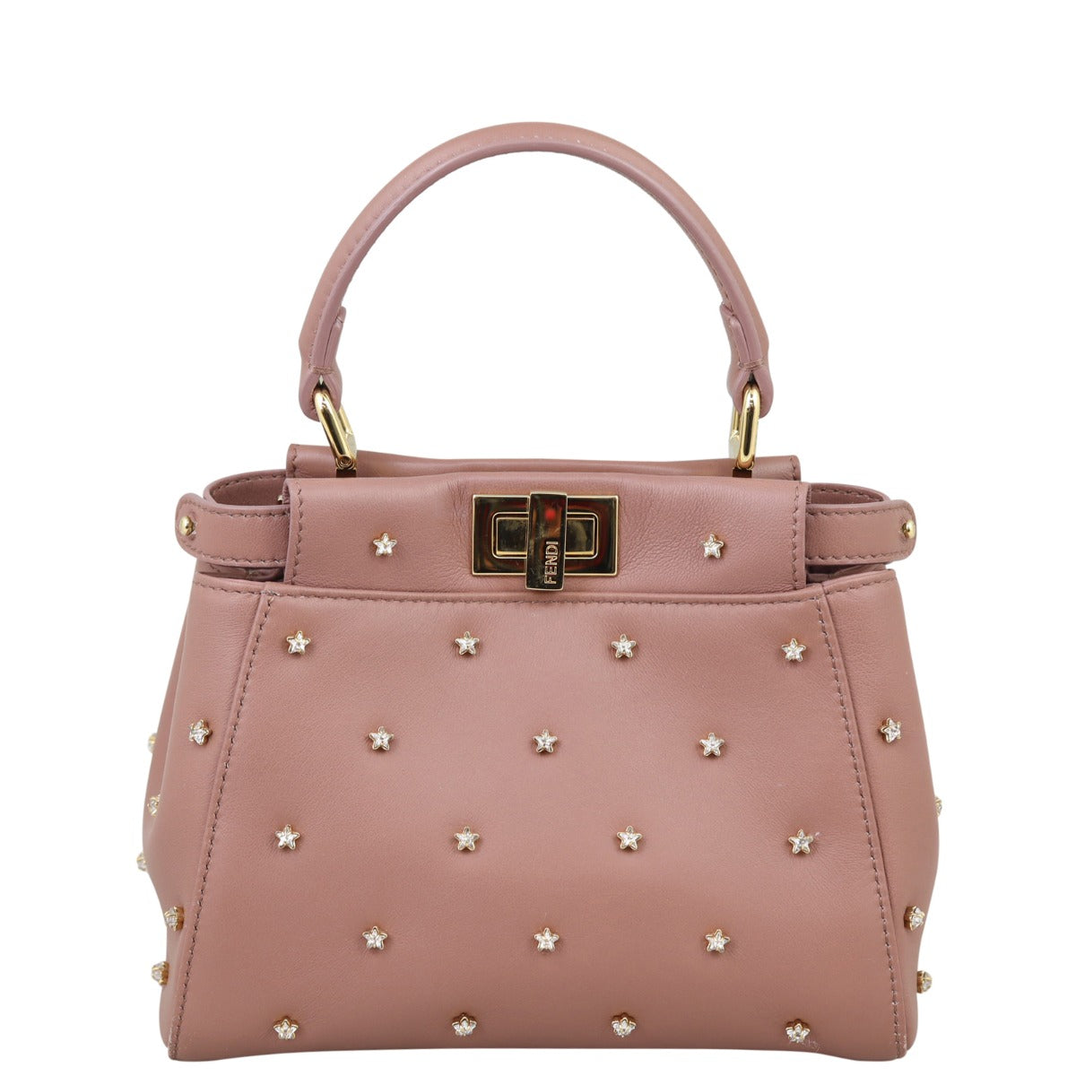 Fendi Star Crystal Embellished XS Iconic Peekaboo