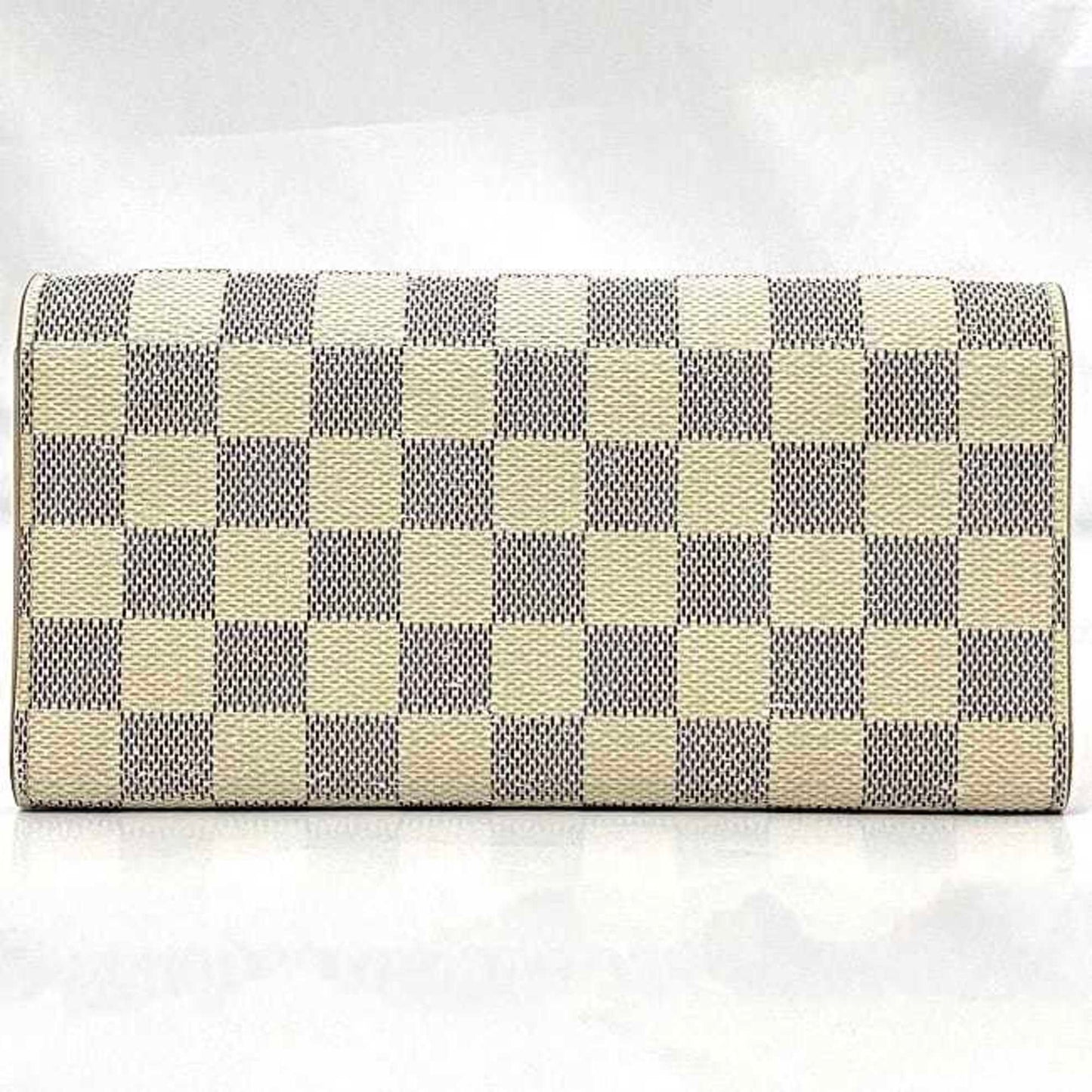 Louis Vuitton Damier Azur Damier Azur  Damier Azur Long Wallet (Bi-Fold)