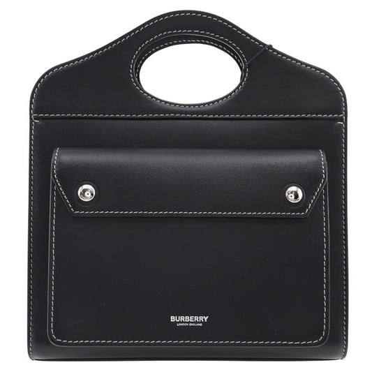 Burberry Black Leather Handbag ( )