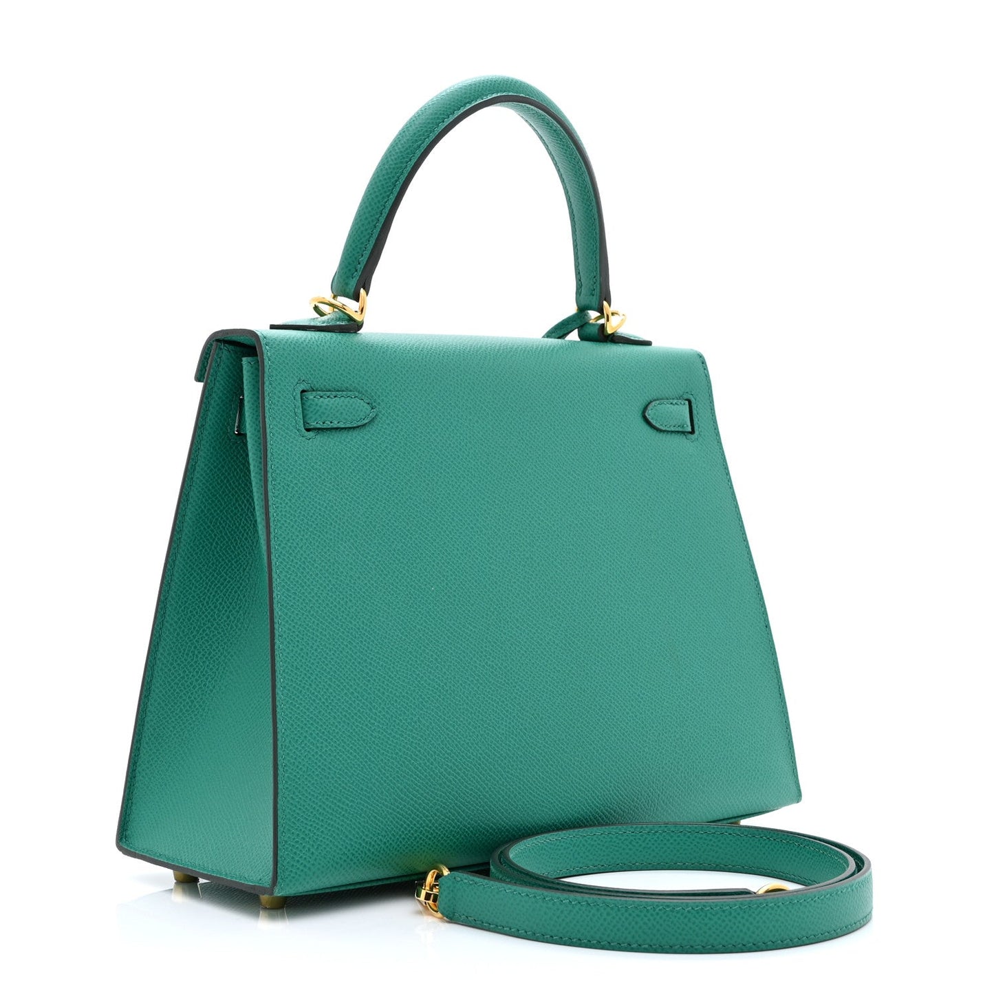 Hermes Epsom Kelly Sellier 25 Vert Vertigo