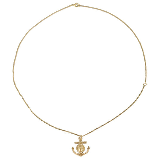 Chanel CC Anchor Pendant Necklace