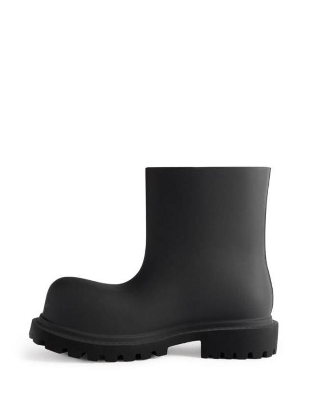 Luxury Balenciaga Trending 2026 Steroid Rain Boots Black