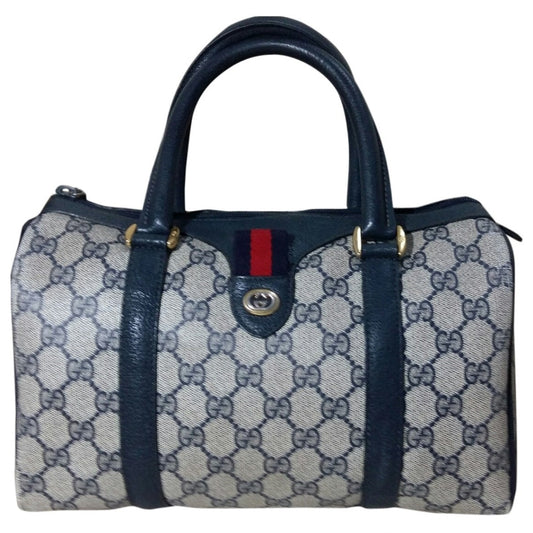 Gucci ophidia navy cloth handbag