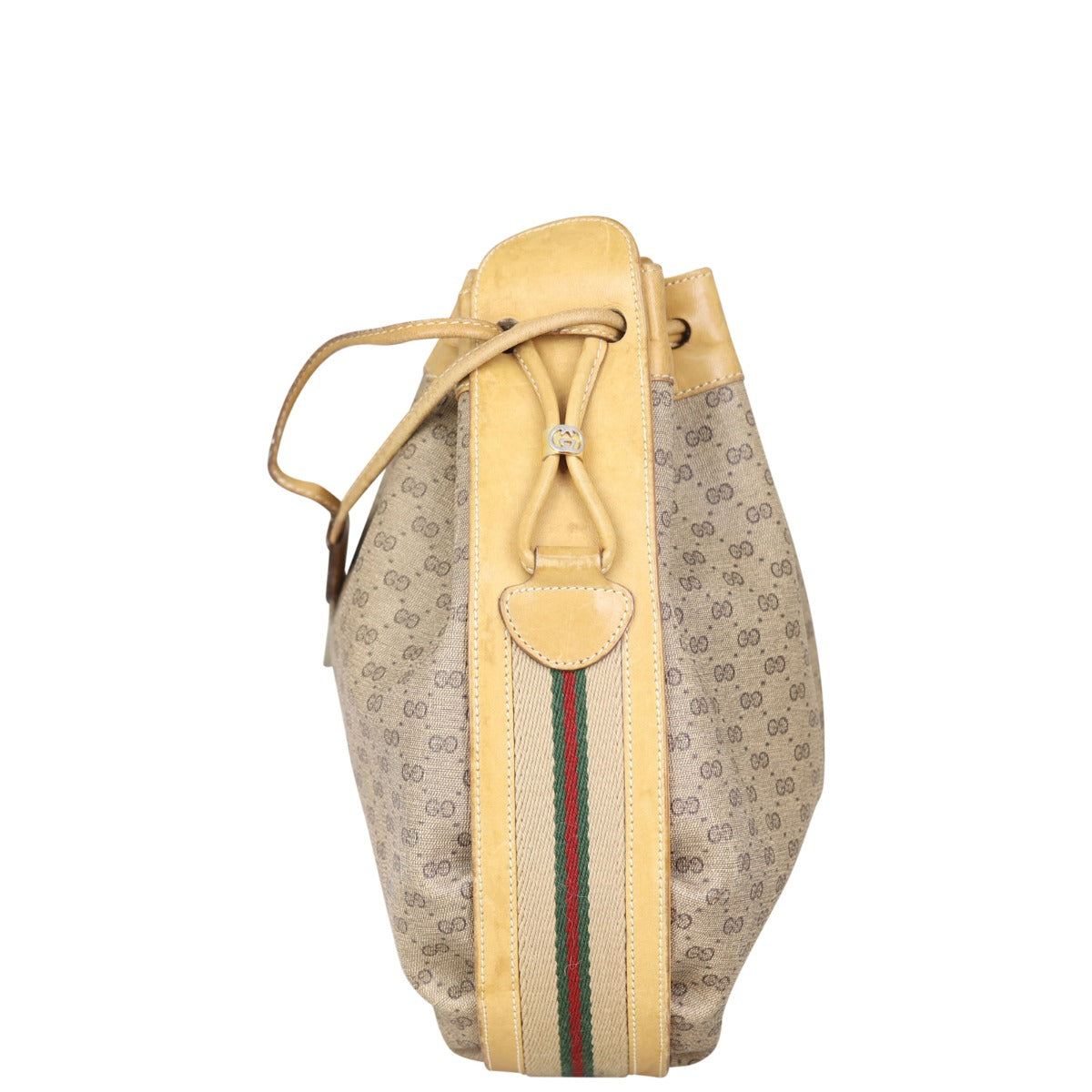 Gucci Micro GG Drawstring Bucket Bag