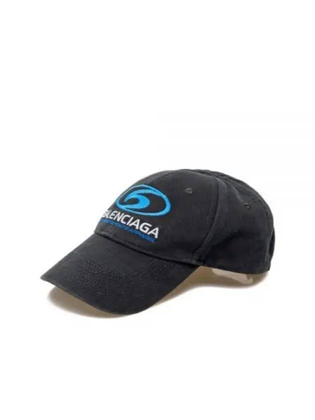 Luxury Balenciaga Trending 2026 Embroided Logo Ball Cap Black