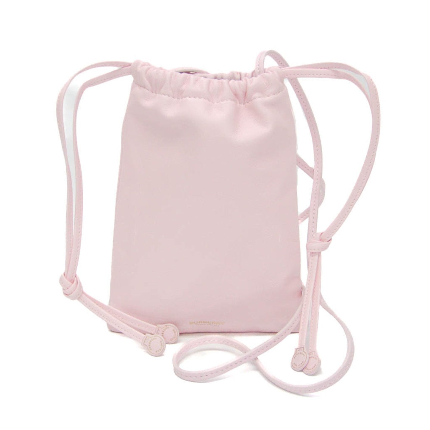 Burberry Pink Leather Shoulder Bag ( )