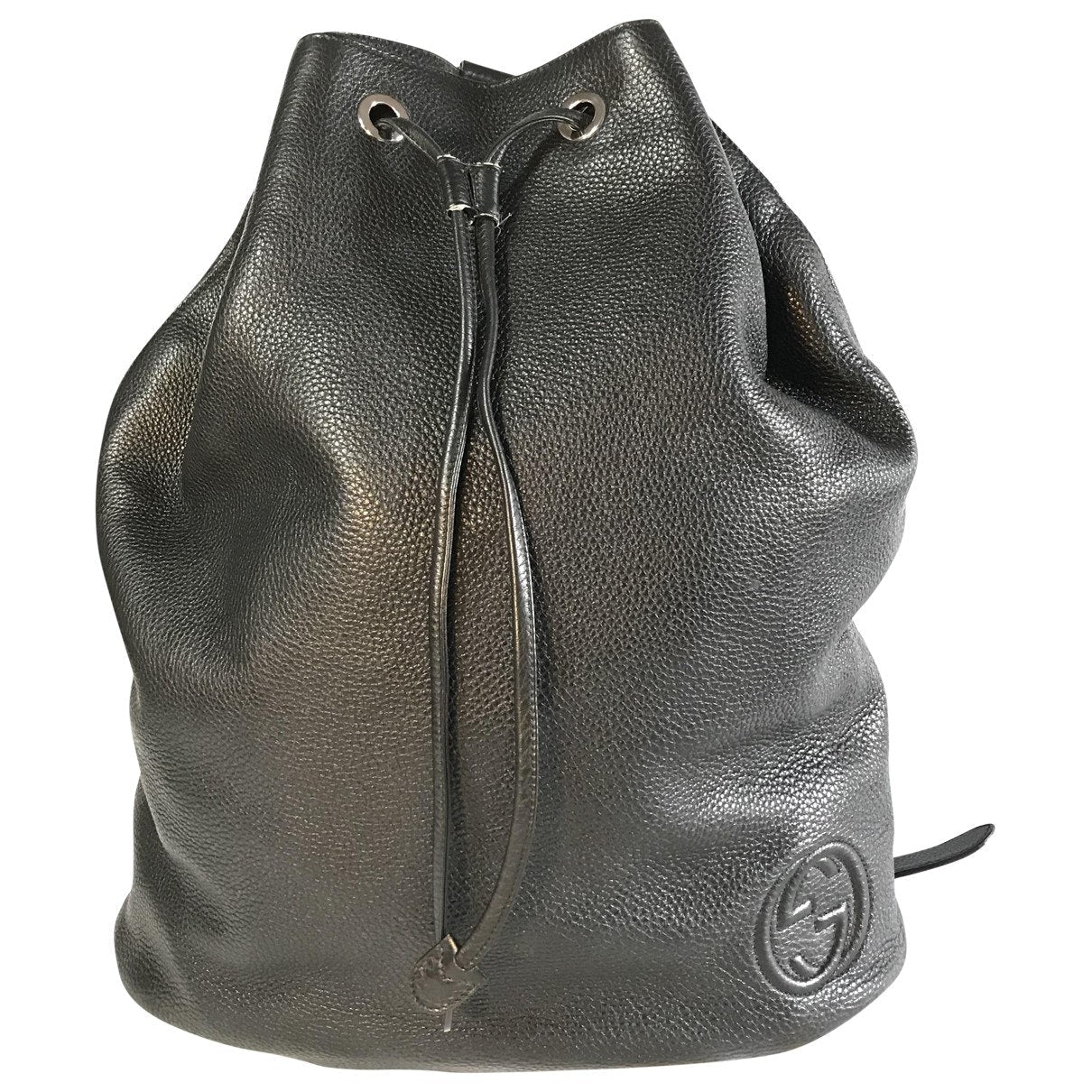 Gucci black leather bag