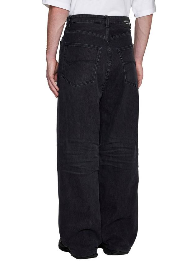 Luxury Balenciaga Trending 2026 Washed Skiwear Jeans Grey