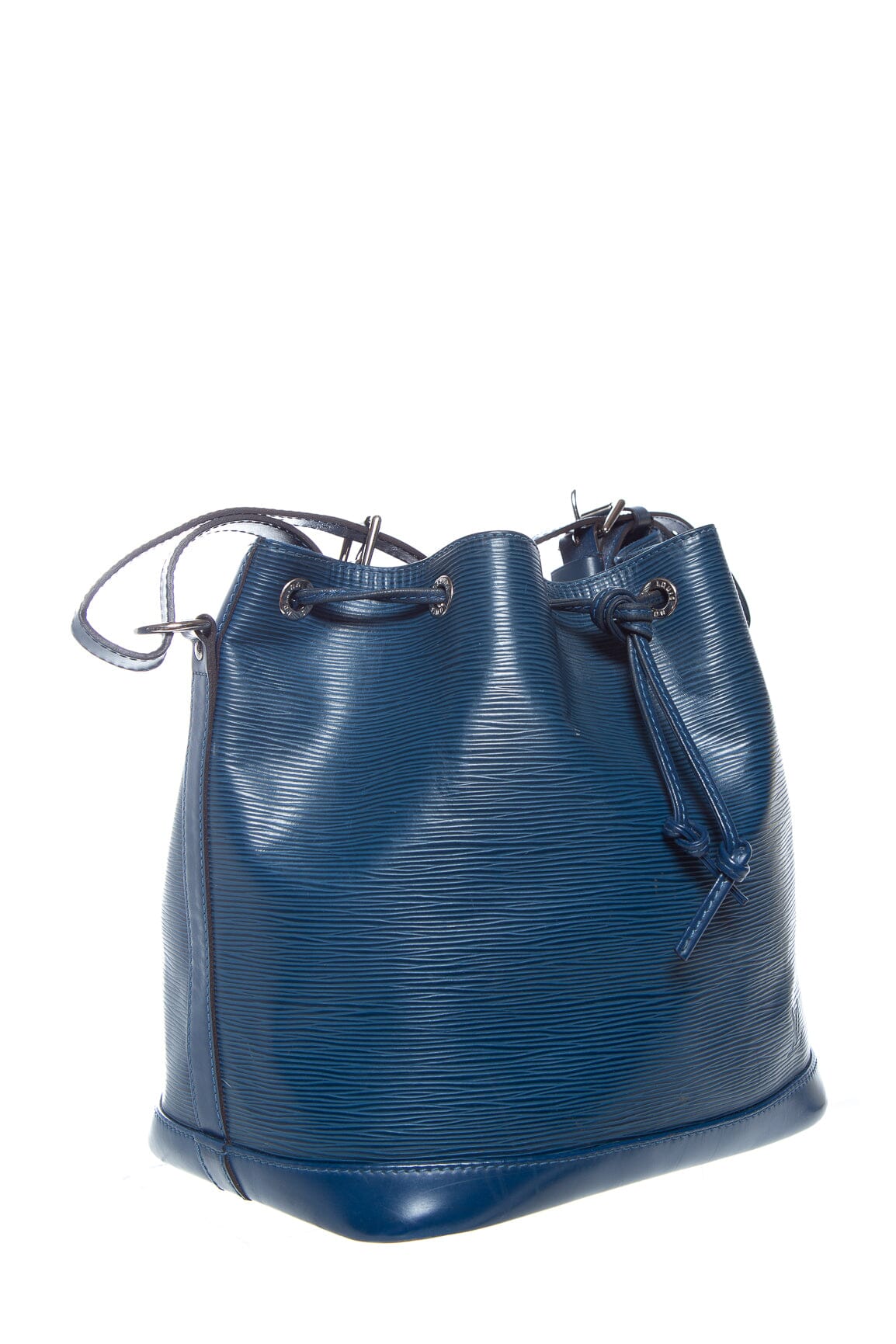 Louis Vuitton 2013 Blue Epi Leather Bucket Handbag