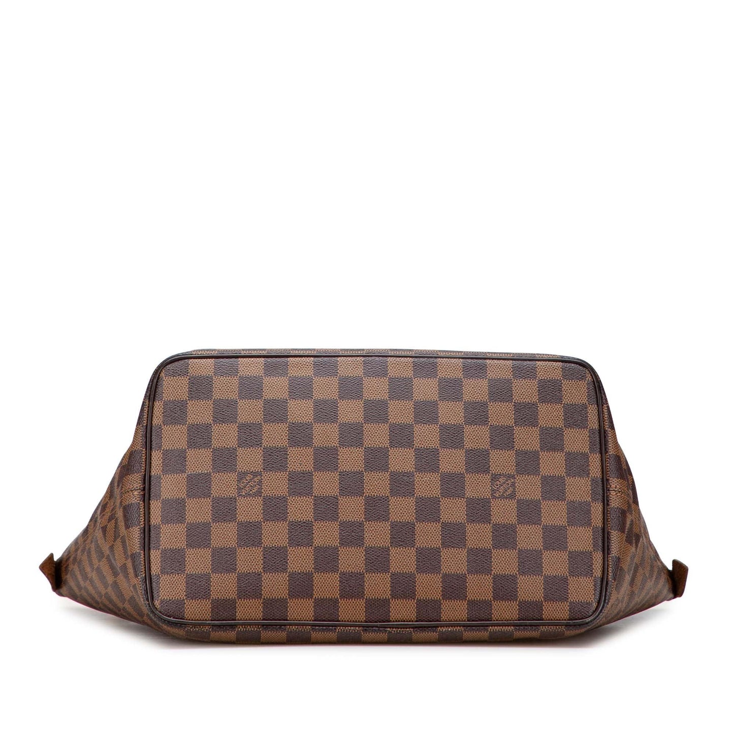 Brown Louis Vuitton Damier Ebene Saleya MM Tote Bag