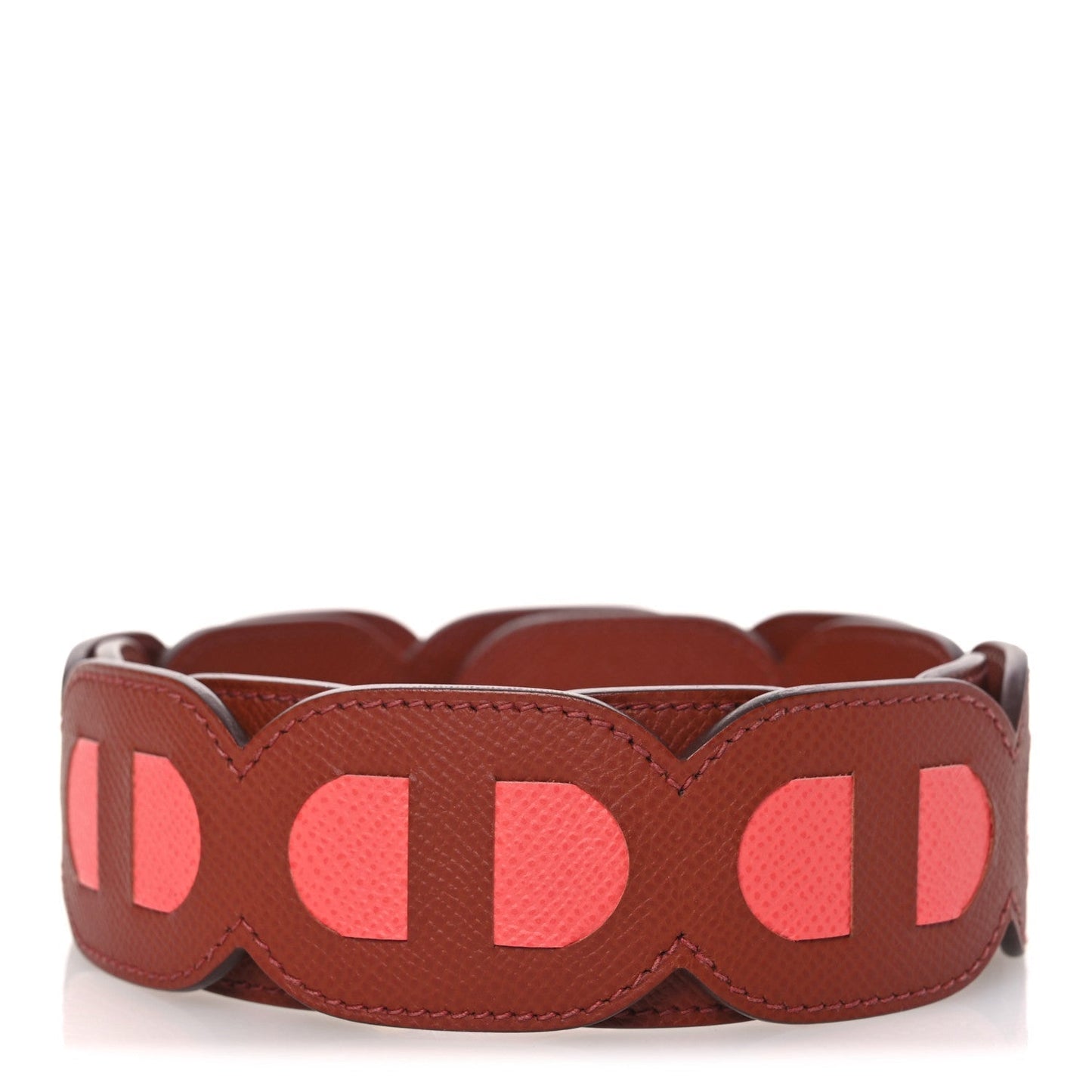 Hermes Epsom Maillons Shoulder Strap Brique Rose Texas