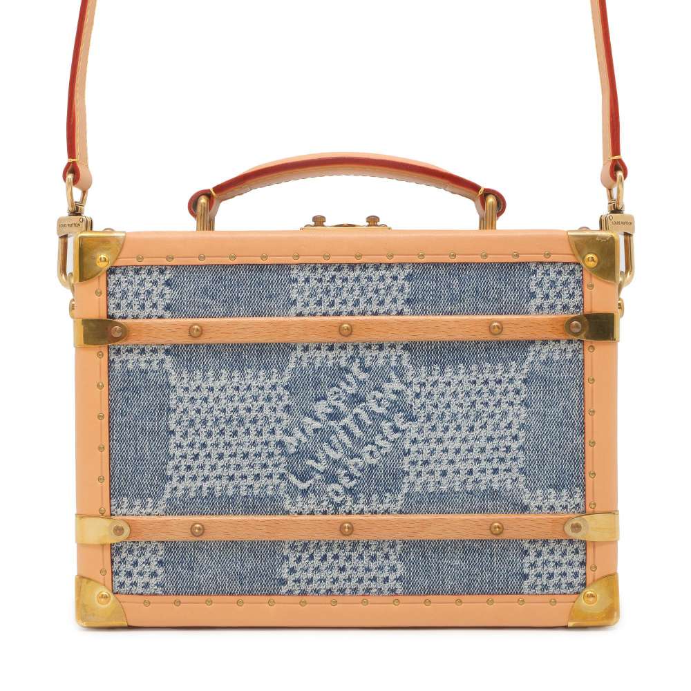 LOUIS VUITTON Handle/Trunk BeigeN40626 Damierã»Denim
