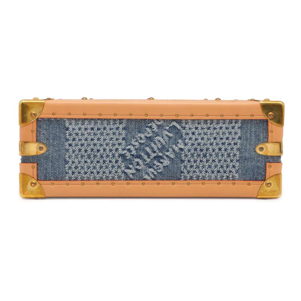 LOUIS VUITTON Handle/Trunk BeigeN40626 Damierã»Denim
