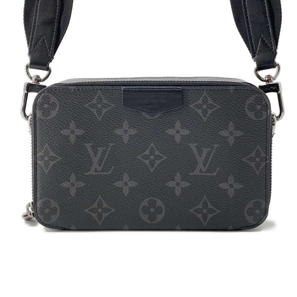 Louis Vuitton Alpha wearable wallet Noir M81260 Monogram Eclipse