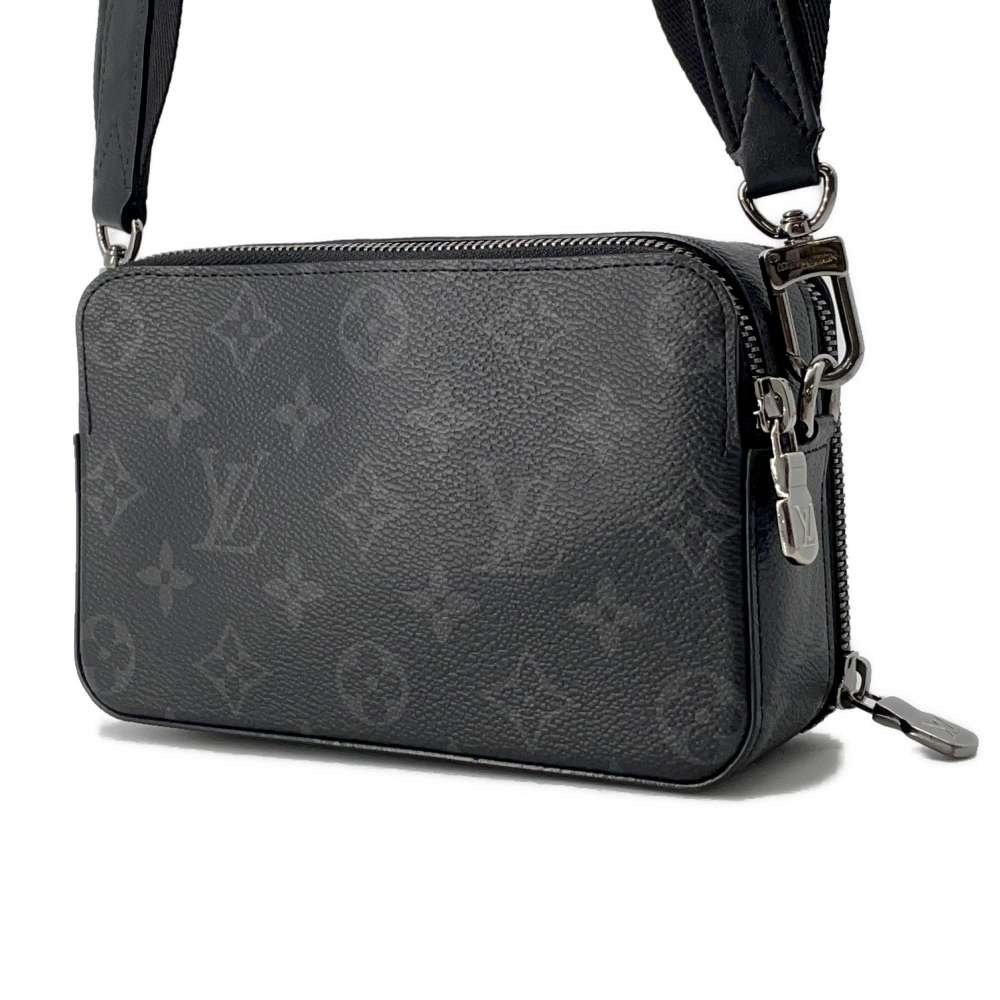 Louis Vuitton Alpha wearable wallet Noir M81260 Monogram Eclipse