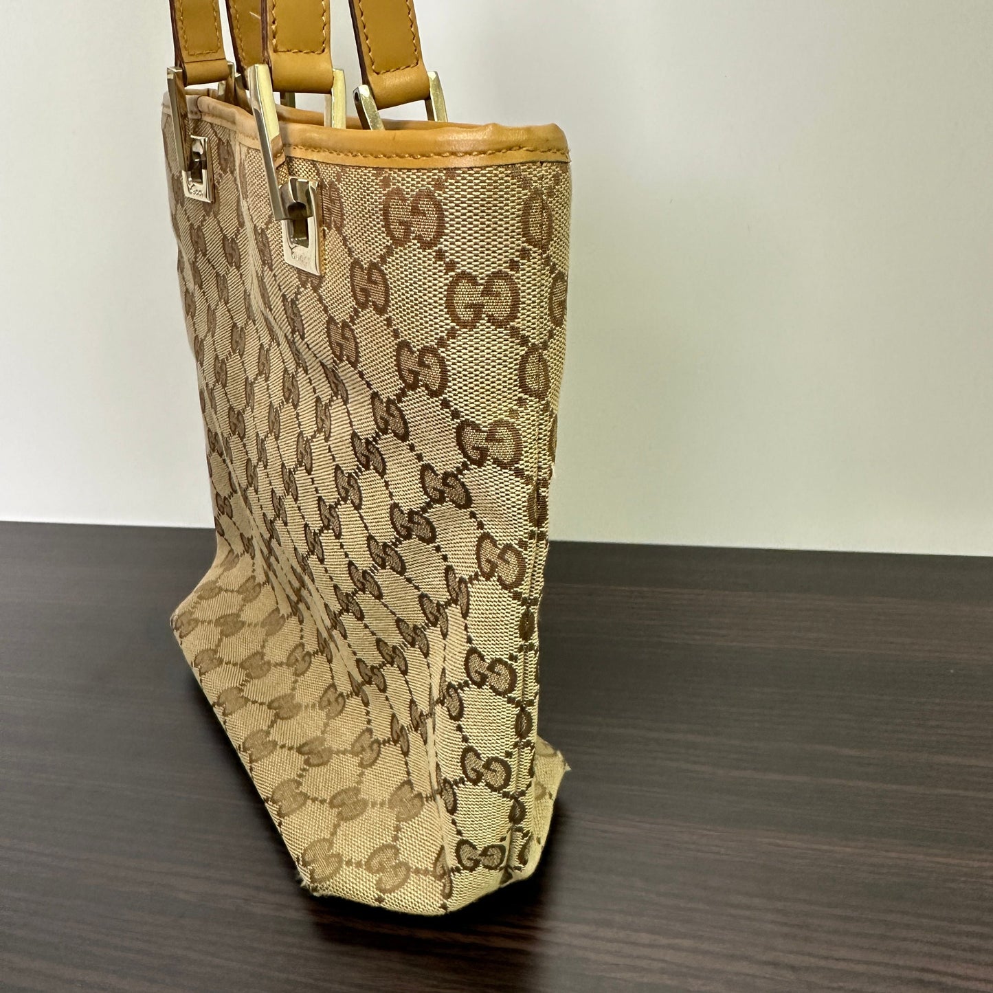 Gucci GG Canvas Eclipse   - Brown Totes, Handbags LB122954