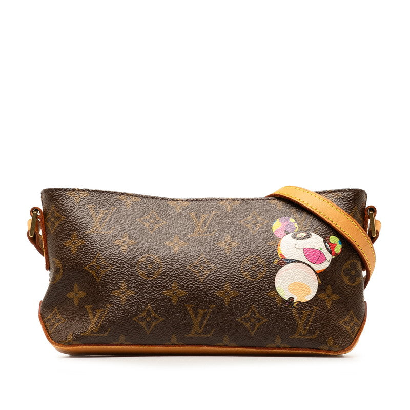 Louis Vuitton Monogram Panda Panda Vill Lounge Collaboration Shoulder Bag M51241 Brown PVC Leather Louis Vuitton Boutique