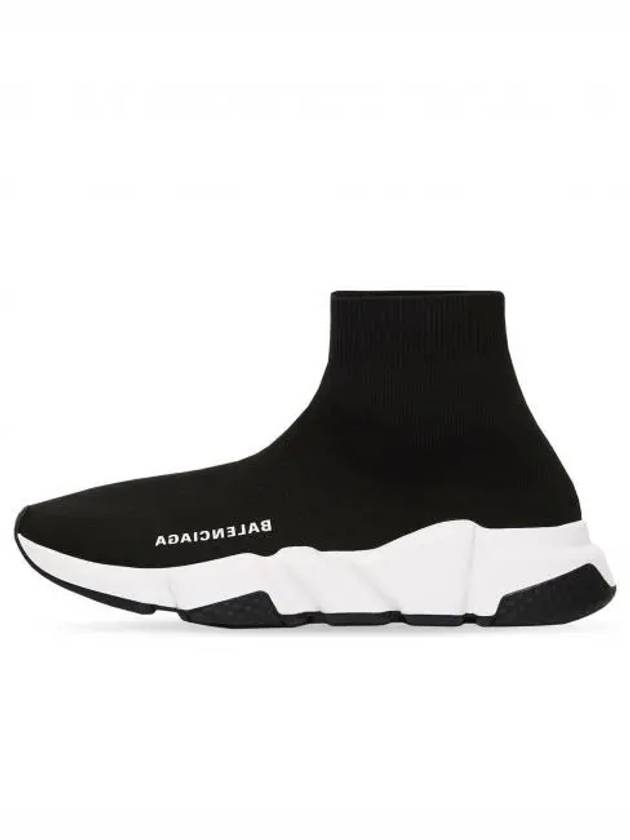 Luxury Balenciaga Trending 2026 Speed Trainer  High Top Sneakers Black White