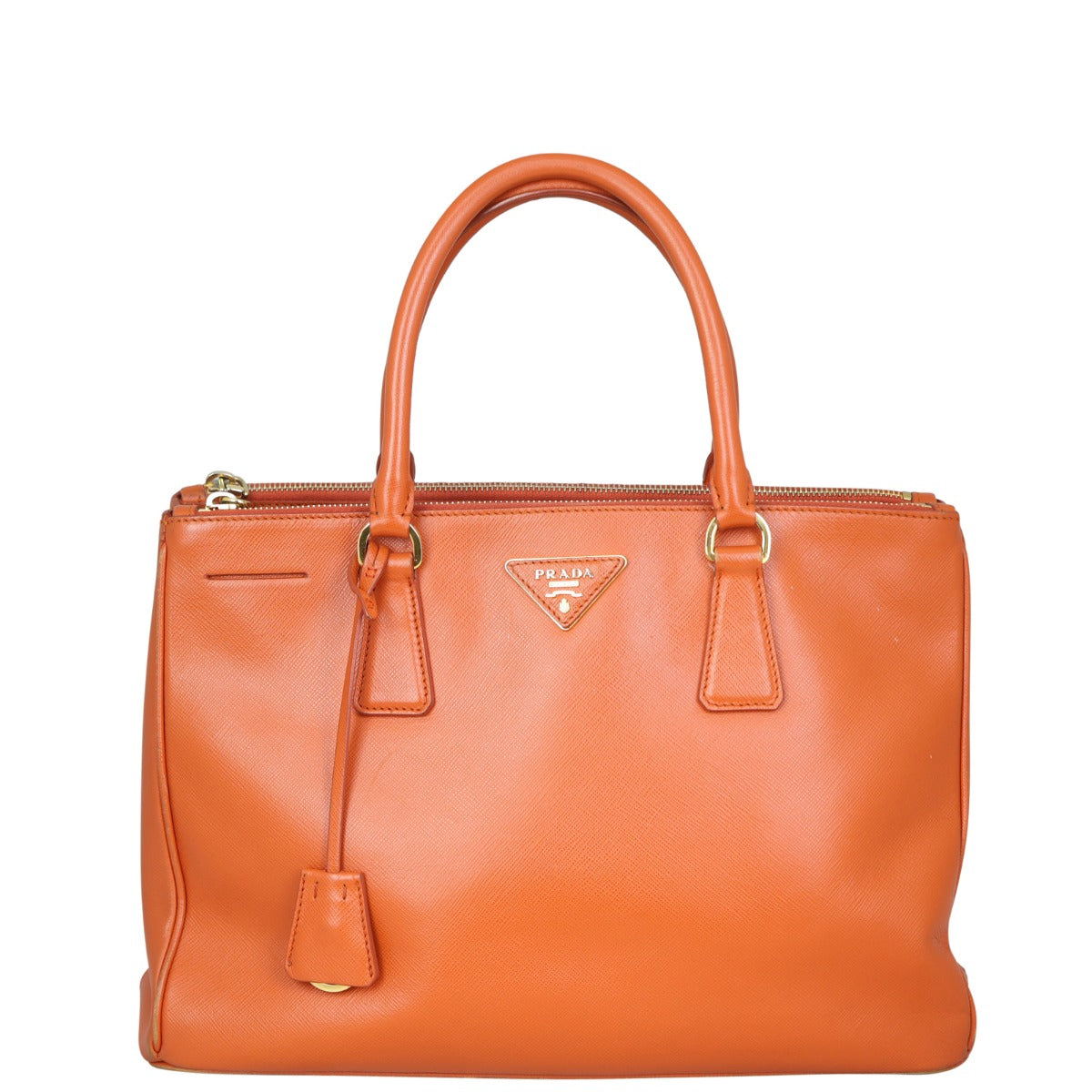 Prada Saffiano Lux Galleria Double Zip Tote Medium