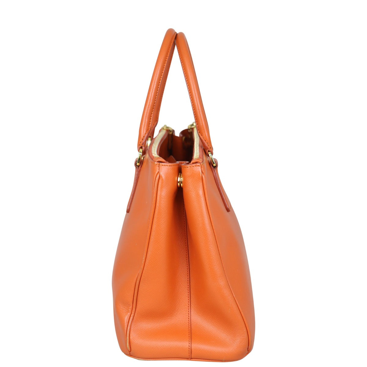 Prada Saffiano Lux Galleria Double Zip Tote Medium