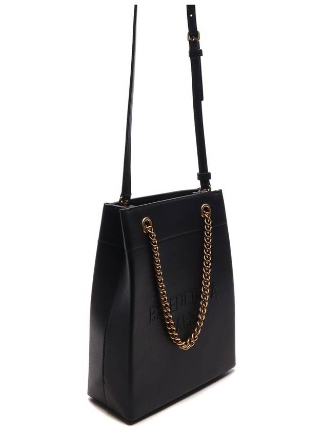 Luxury Balenciaga Trending 2026 Leather Duty Free Tote Bag Black