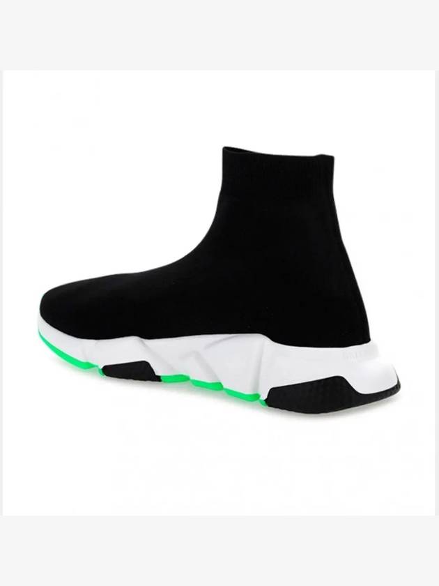 Luxury Balenciaga Trending 2026 Speed Runner High Top Sneakers Black Green