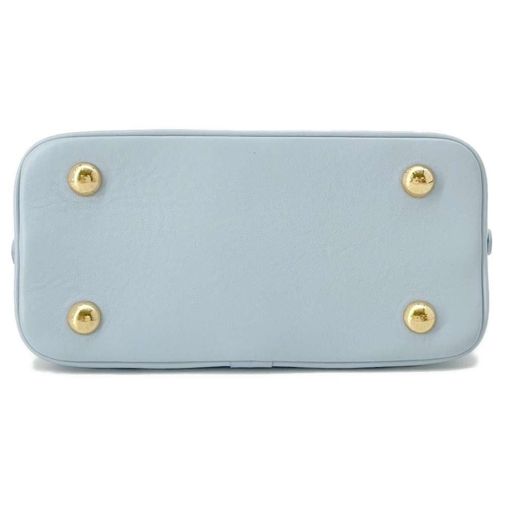 Louis Vuitton Alma?Soft Blue Gacier M59822 Calf Leather Monogram?Pattern Size BB