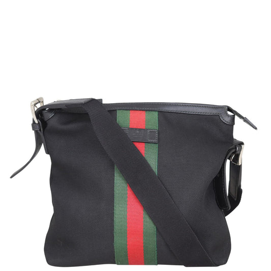 Gucci Web Messenger Bag Techno Canvas