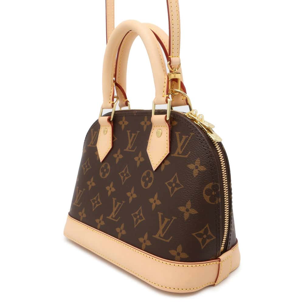 Louis Vuitton Alma Brown M53152 Monogram Size BB