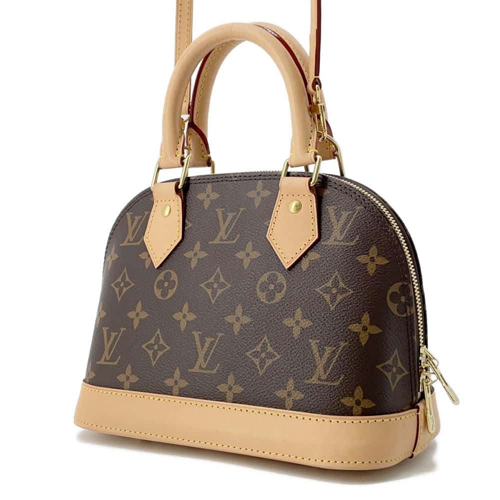 Louis Vuitton Alma Brown M53152 Monogram Size BB
