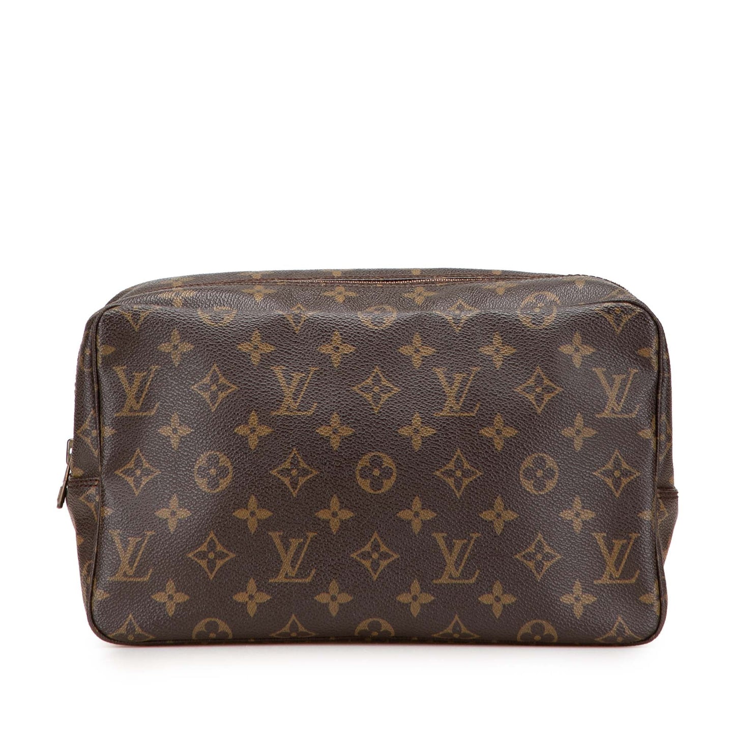 Brown Louis Vuitton Monogram Trousse Toilette 28 Clutch Bag