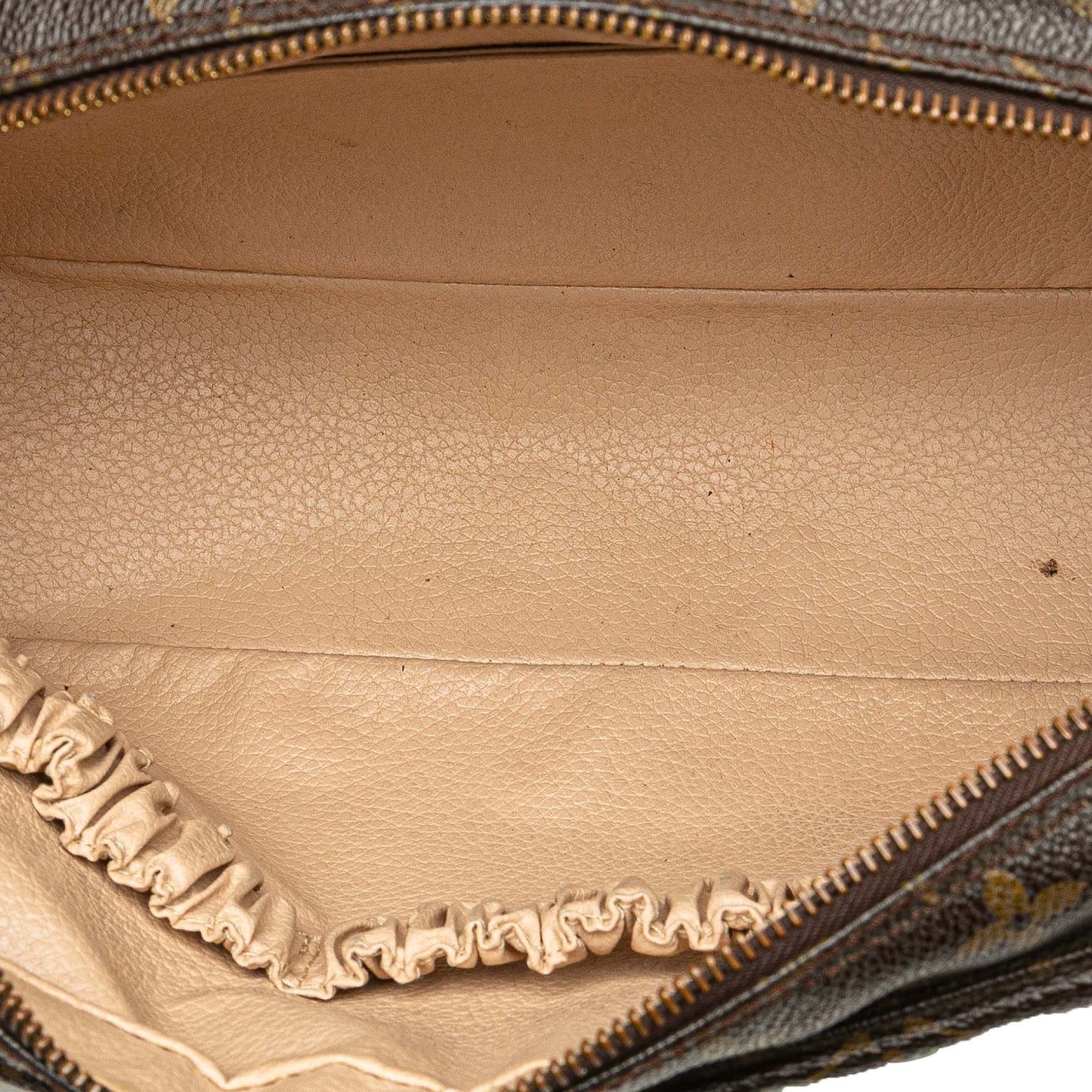 Brown Louis Vuitton Monogram Trousse Toilette 28 Clutch Bag