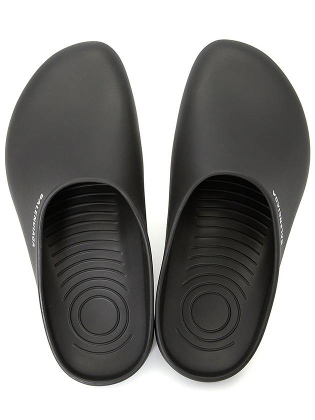 Luxury Balenciaga Trending 2026 Logo Pool Closed Mule Black