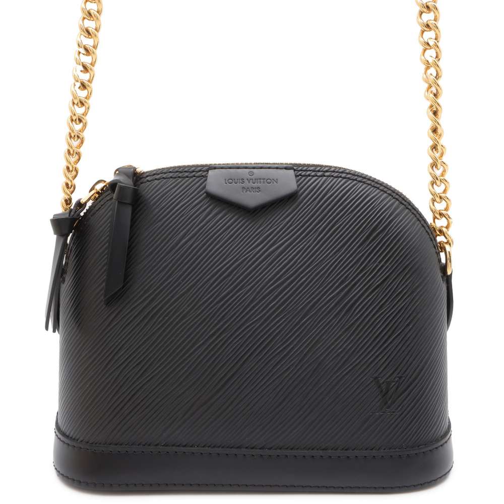 Louis Vuitton Alma MINI?Chain Noir M51405 Epi Leather
