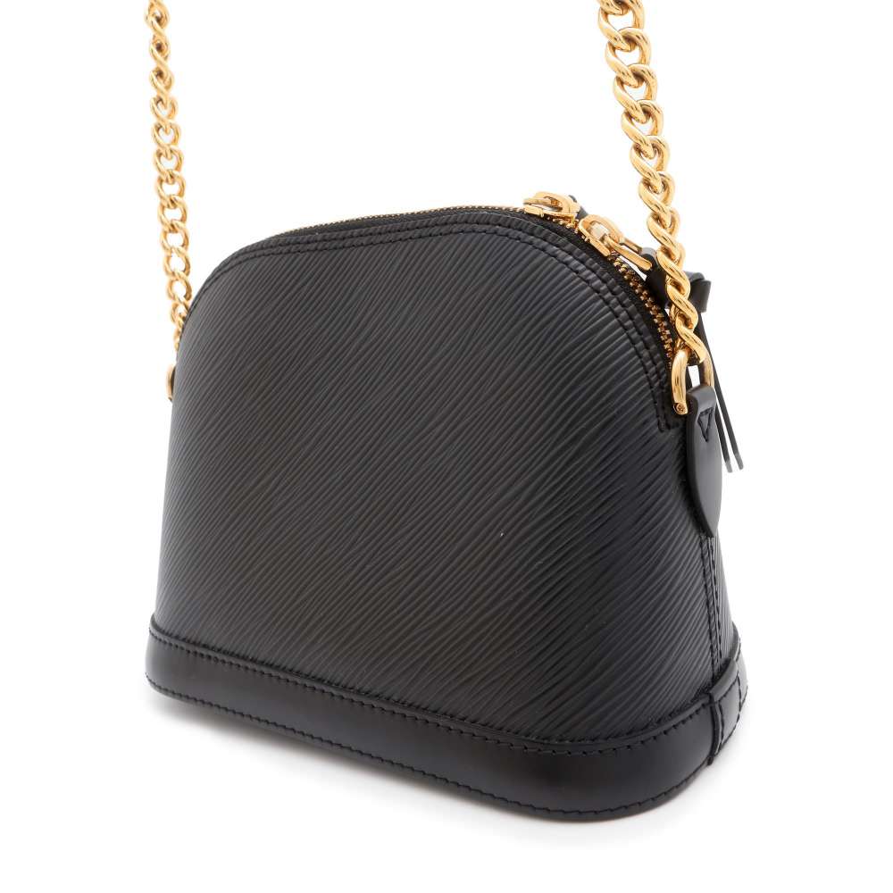 Louis Vuitton Alma MINI?Chain Noir M51405 Epi Leather