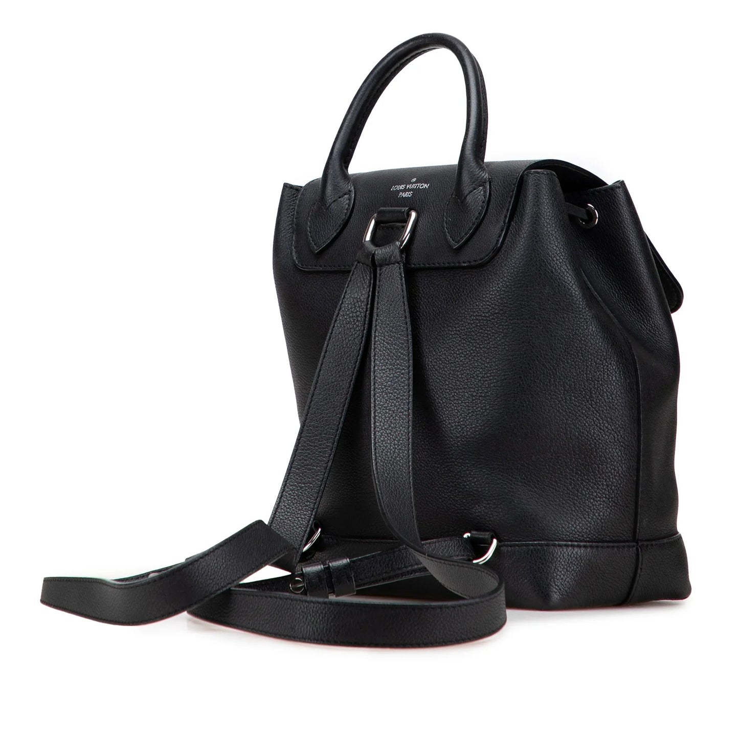 Black Louis Vuitton Taurillon Lockme Backpack