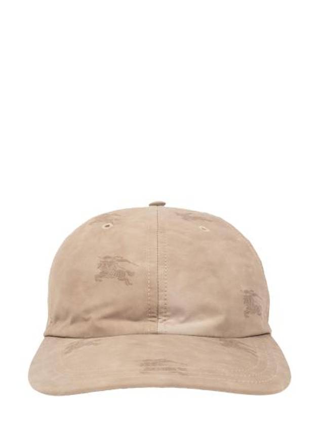Luxury Burberry EKD Technical Cotton Base Ball Cap Beige