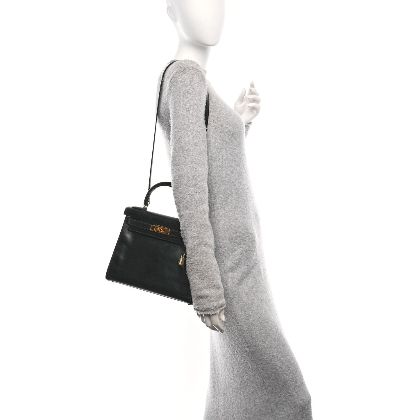 Hermes Box Kelly Retourne 28 Black