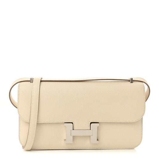 Hermes Epsom Constance Elan 25 Craie