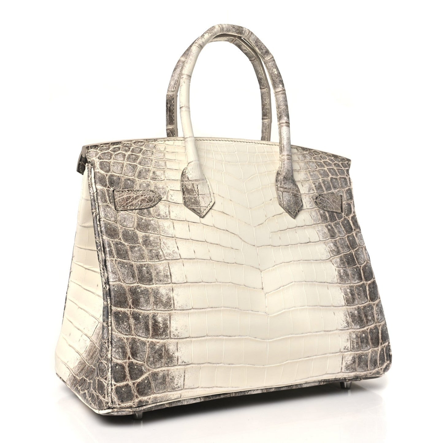 Hermes Matte Niloticus Crocodile Himalaya Birkin 30 Blanc