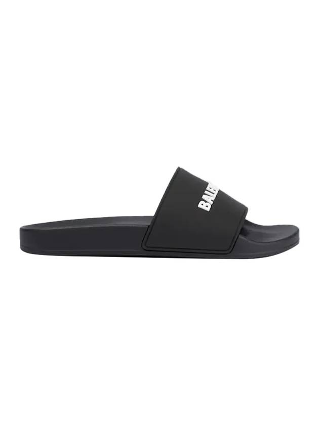 Luxury Balenciaga Trending 2026 Men's Logo Full Slippers Black