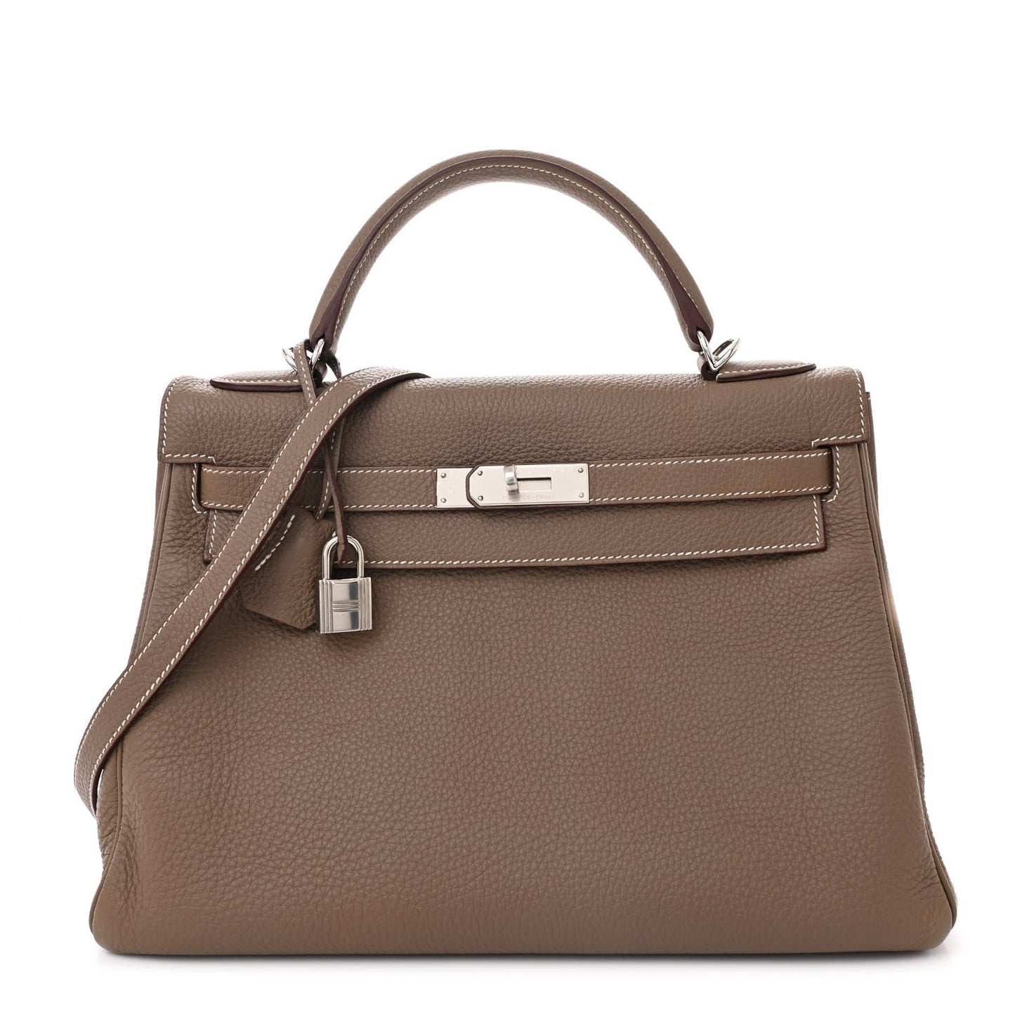 Hermes Togo Kelly Retourne 32 Etoupe