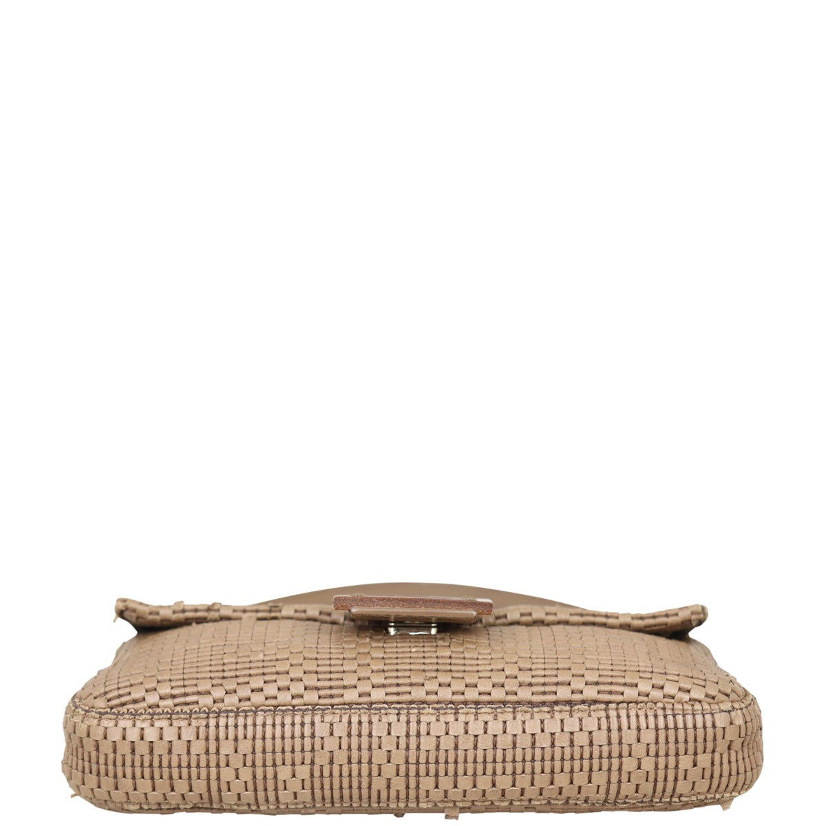 Fendi Woven Leather Baguette Bag