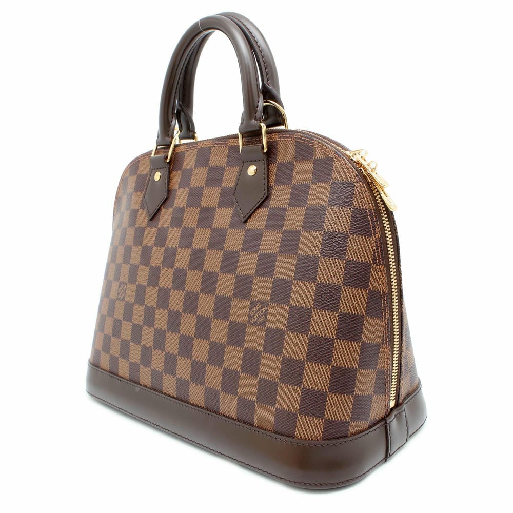 Louis Vuitton Alma Red N53151 Damier Ebene Canvas Size PM