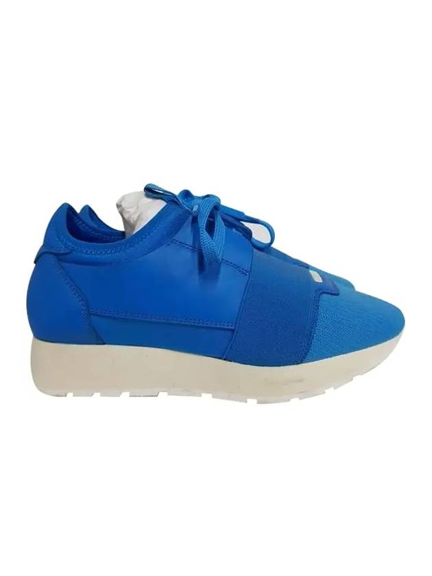 Luxury Balenciaga Trending 2026 Race Low Top Sneakers Blue