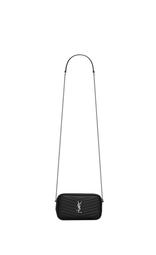 Luxury Saint Laurent Trending 2025 Women's Mini Lou Bag in Nero | 748849DV702