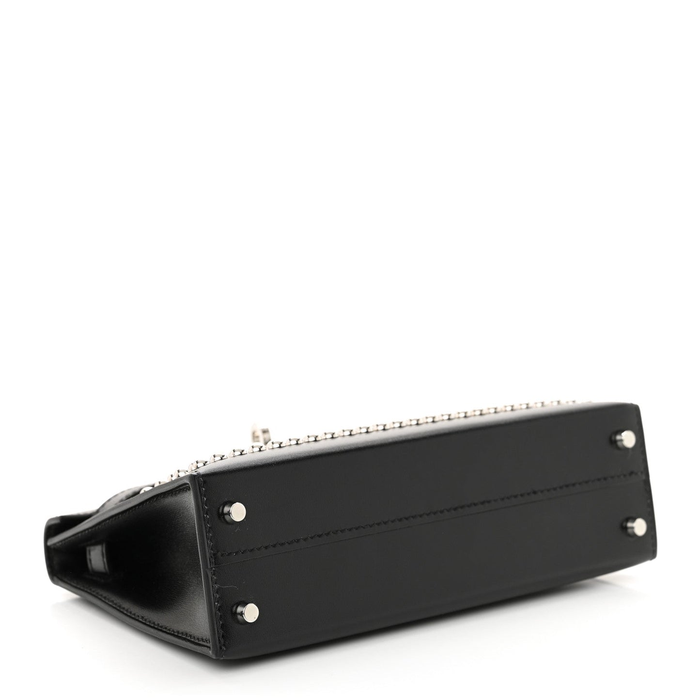 Hermes Box Studded Clouté Mini Kelly Sellier 20 Black