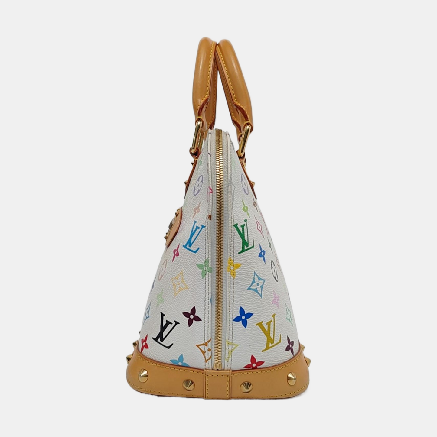 Louis Vuitton x Takashi Murakami Alma Small White Multicolor