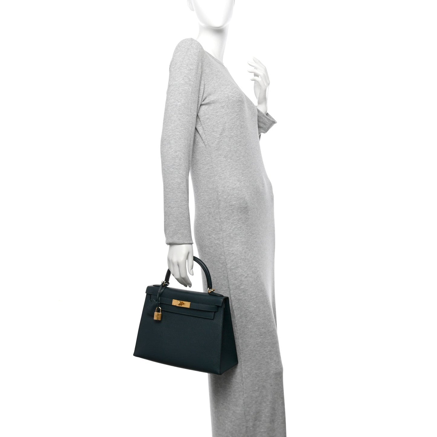 Hermes Epsom Kelly Sellier 28 Vert Cypress