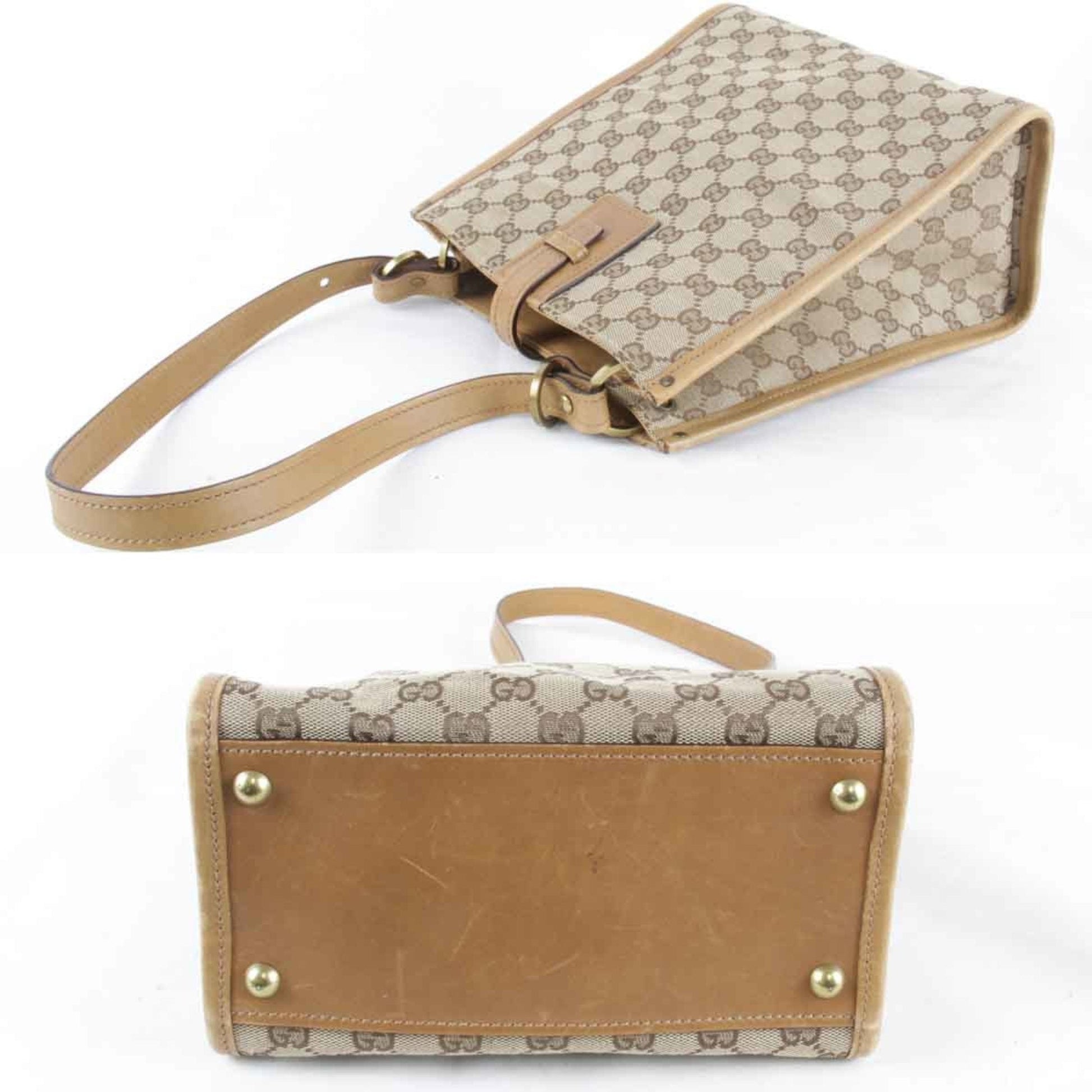 Gucci Canvas Shoulder Bag